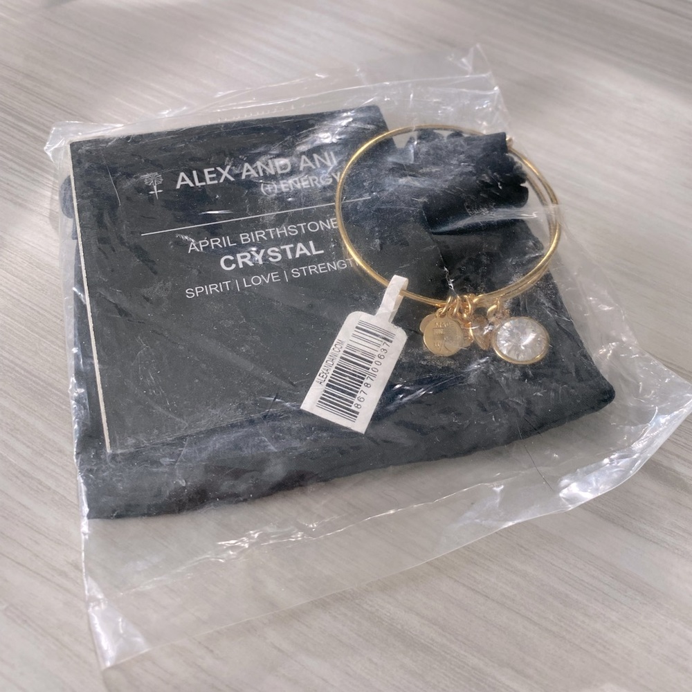 Alex and Ani April Birthstone Bracelet